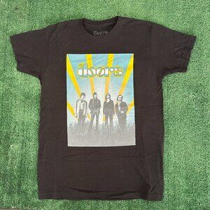 The Doors Jim Morrison T-Shirt Psychedelic Rock Retro 60s Band Black M Hippie